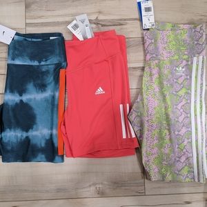 Bundle of NWT Adidas Shorts & Nike Bike Short